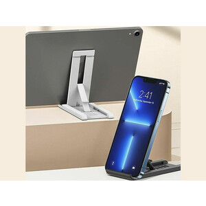 هولدر رومیزی گوشی‌موبایل و تبلت یوسامز Usams US-ZJ070 Spring Folding Desktop Tablet/Phone