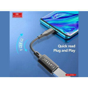 مبدل اوتی‌جی آیفون یواس‌بی به لایتنینگ ارلدام  EARLDOM ET-OT81 OTG adapter 8 Pin