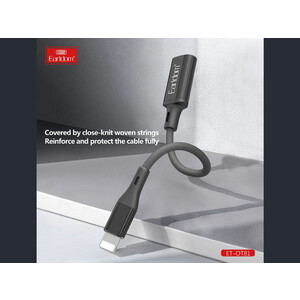 مبدل اوتی‌جی آیفون یواس‌بی به لایتنینگ ارلدام  EARLDOM ET-OT81 OTG adapter 8 Pin
