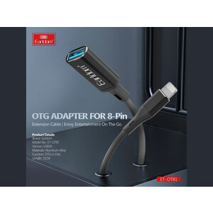 مبدل اوتی‌جی آیفون یواس‌بی به لایتنینگ ارلدام  EARLDOM ET-OT81 OTG adapter 8 Pin