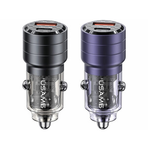 شارژر فندکی فست شارژ ماشین تایپ سی 95 وات یوسامز US-CC176 C36