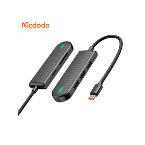 خرید بهترین هاب 5 پورت تایپ سی مک دودو Mcdodo HU-143 5in1 USB-C Hub