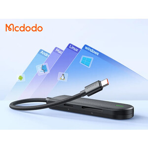 خرید ارزانترین هاب 5 پورت تایپ سی مک دودو Mcdodo HU-143 5in1 USB-C Hub