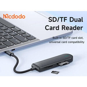 قیمت خرید هاب 5 پورت تایپ سی مک دودو Mcdodo HU-143 5in1 USB-C Hub