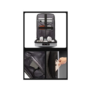 کوله ضد آب ضد سرقت بنج  Bange BG-7682 Hard Case Backpack With TSA Combination Lock And USB Type-C Port
