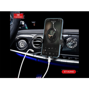 خرید کابل صدای جک 3.5 میلی‌متری به لایتنینگ یک متری ارلدام Earldom ET-AUX42 Stereo AUX Cable