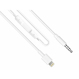 کیفیت کابل صدای جک 3.5 میلی‌متری به لایتنینگ یک متری ارلدام Earldom ET-AUX42 Stereo AUX Cable