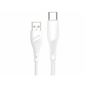 کابل شارژ سریع یو اس بی به تایپ سی 25سانتیمتری 2.4 آمپر ارلدام Earldom EC-163 Charging Cable 1 m
