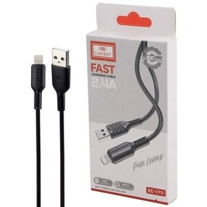 کابل شارژ سریع یو اس بی به لایتنینگ یک متری 20 وات ارلدام Earldom EC-171I Lightning cable 1.0m