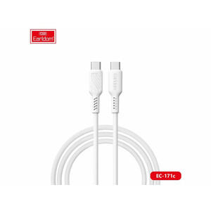 کابل شارژ سریع تایپ سی به تایپ سی یک متری 60 وات ارلدام Earldom EC-171 Type C cable 1.0m