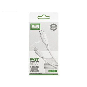 بهترین کابل شارژ سریع تایپ سی به تایپ سی یک متری 60 وات ارلدام Earldom EC-171 Type C cable 1.0m