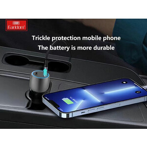 شارژر فندکی دو پورت تایپ سی 40 وات ارلدام  Earldom CC15 Dual USB PD Car Charger 40W