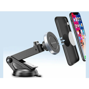 هولدر گوشی موبایل مگنتی بازو بلند داخل خودرو ارلدام Earldom ET-EH211 Magsafe Smartphone Holder with Suction Cup for Car