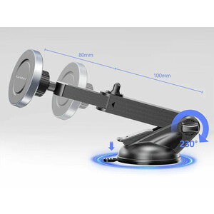 هولدر گوشی موبایل مگنتی بازو بلند داخل خودرو ارلدام Earldom ET-EH211 Magsafe Smartphone Holder with Suction Cup for Car