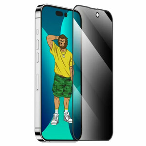 گلس پرایوسی آیفون 14 پرو گرین GN3DSPY14P
