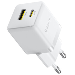 قیمت شارژر دیواری فست تایپ‌سی و یو اس بی 20 وات بیسوس با کابل دو سر تایپ سی