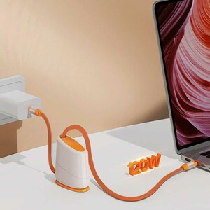 قیمت کابل شارژ سریع تایپ‌سی به تایپ‌سی 66 وات جمع‌شونده 130 سانتی‌متری پرووان