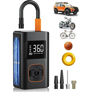پمپ باد و چراغ قوه بی‌سیم شارژی گرین‌لاین GTI-01