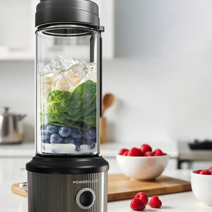 فروش مخلوط‌کن و شیکر شارژی 450 میلی‌لیتری 126 وات پاورولوژی