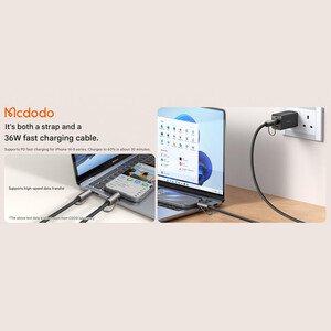 خرید کابل شارژ آیفون مک دودو