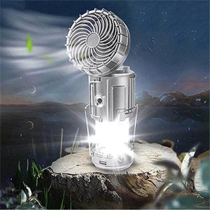 قیمت چراغ کمپینگ و پنکه شارژی خورشیدی