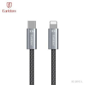 کابل تایپ سی به لایتنینگ ارلدام Earldom مدل EC-201C-L توان 30 وات 1 متر