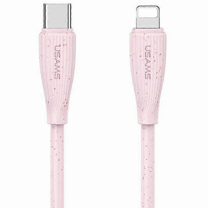 کابل تایپ سی به لایتنینگ یوسامز USAMS مدل SJ717 توان 30 وات 1 متر