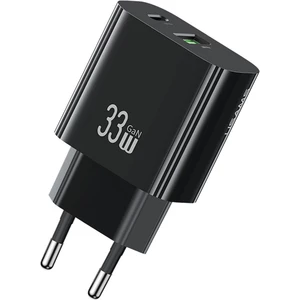 شارژر دیواری یوسامز USAMS مدل CC317 توان 33 وات دو پورت