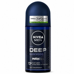 رول ضد تعریق مردانه نیوآ Deep Darkwood 72H آنتی باکتریال 50ml