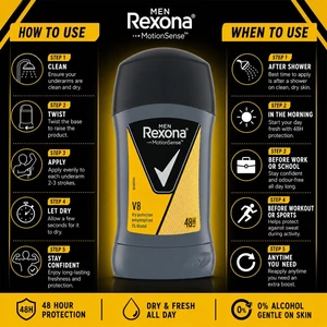 کیفیت استیک ضد تعریق مردانه رکسونا