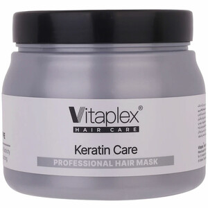 ماسک مو ویتاپلکس مدل Keratin فاقد سولفات مناسب موی کراتین شده 500ml