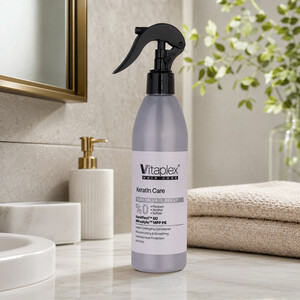 اسپری نرم کننده مو ویتاپلکس مدل KC04 فاقد سولفات مناسب موی کراتین شده 300ml