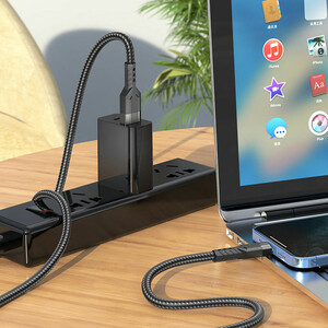 کابل لایتنینگ هوکو Hoco مدل U110 جریان 2.4 آمپر 1.2 متر
