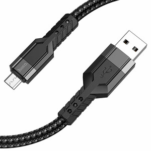 کابل میکرو یو اس بی هوکو HOCO مدل U110 جریان 2.4 آمپر 1.2 متر