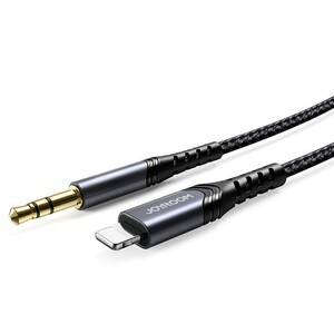مبدل لایتنینگ به جک 3.5 میلیمتری یک متری جویروم JOYROOM Lightning audio cable SY-A02
