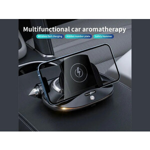 شارژر بی سیم و هولدر موبایل داخل خودرو R100 5 in 1 fast wireless car charger phone car charger mount