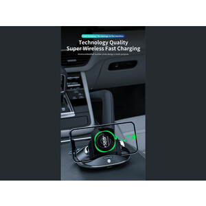 شارژر بی سیم و هولدر موبایل داخل خودرو R100 5 in 1 fast wireless car charger phone car charger mount