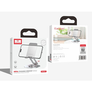هولدر گوشی موبایل و تبلت رومیزی 360 درجه فلزی ارلدام Metal Foldable Desktop Stand Earldom ET-EH227