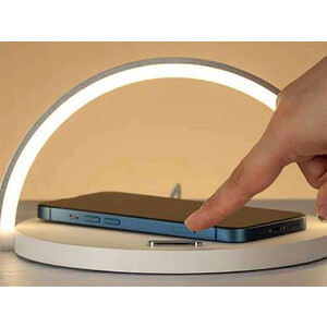 فروش چراغ، استند و شارژر وایرلس ۱۵ وات چند کاره ایکس او XO WX030 15W Wireless Charger ,Night Light ,Phone Holder