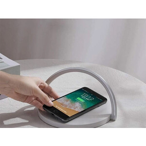 فروش چراغ، استند و شارژر وایرلس ۱۵ وات چند کاره ایکس او XO WX030 15W Wireless Charger ,Night Light ,Phone Holder