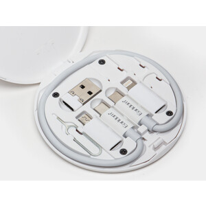 مجموعه کابل چند کاره تایپ سی، یو اس بی, میکرو و لایتنینگ 60 وات ارلدام Earldom TC20 Data Cable Set Fast Charging Data Cable Storge Box
