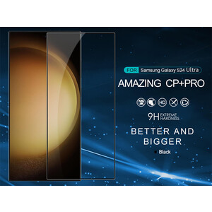 محافظ صفحه نمایش شیشه ای سامسونگ اس 24 اولترا نیلکین Amazing CP+ Pro tempered glass