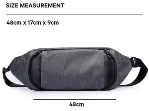 قیمت خرید کیف کمری بنج مناسب تبلت 7.9 اینچ  Bange BG-2556 Waist bag banana cross-body sling