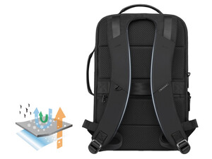 فروش کوله پشتی مسافرتی ضد آب با پورت یو اس بی مناسب برای لپتاپ 15 اینچی BANGE BG-S56 Waterproof Men'S Travel Backpack