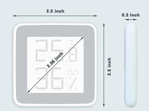سنسور دما و رطوبت شیائومی Xiaomi Mijia Miaomiaoce Thermo-hygrometer MHO-C202