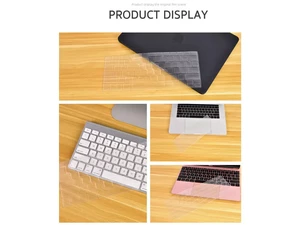 مقاومترین محافظ کیبورد مک بوک پرو 13 اینچ و 15 اینچ پرو کوتتسی Coteetci Keyboard skin TPU ultra slim MB1014