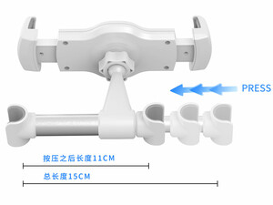 هولدر تبلت و موبایل سرنشینان صندلی عقب خودرو ویوو WIWU CH017 Car Rear Seat Headrest Bracket