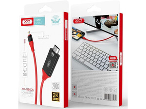 خرید کابل HDMI به لایتنینگ ایکس او XO-GB006 Cable Lightning to HDMI & USB 2K 60Hz 1.8M