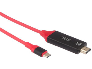 کابل اچ‌دی‌ام‌آی به تایپ سی 2 متری ایکس او XO-GB005 Type-C Cable To HDMI 4K 2M