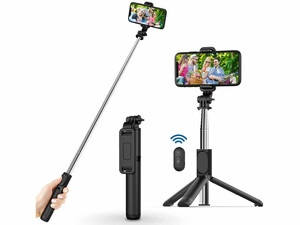 مونوپاد و سه پایه شاتردار گوشی موبایل و تبلت ایکس او XO SS-09 Multifunctional Remote Control Selfie Stick